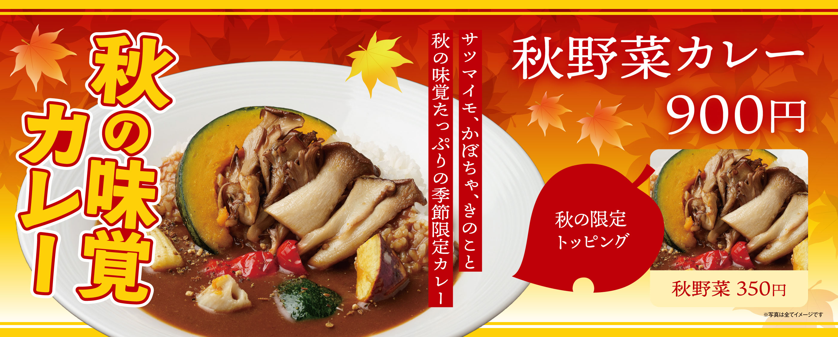 秋の味覚カレー